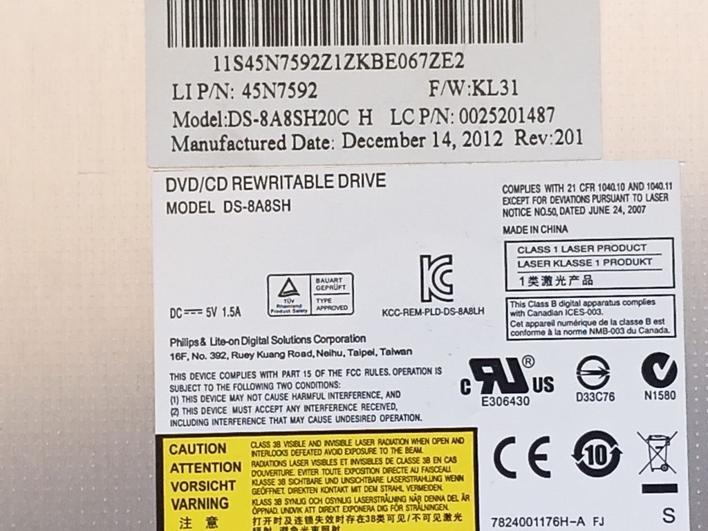 Б/У Привід на Lenovo L530 - фото фото фото 3