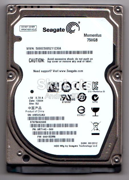 Жесткий диск Seagate 2,5" 750Gb SATA - фото фото фото 0