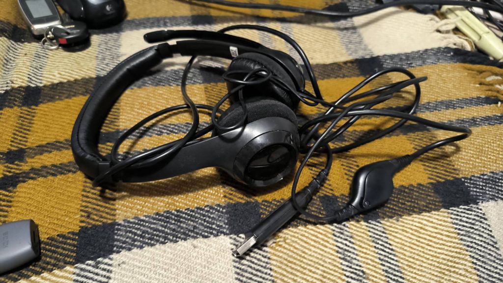 Наушники Logitech USB - фото фото фото 1