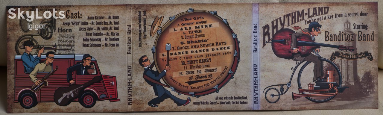Banditoz Band ‎– Rhythm-Land CD  Rockabilly, Psychobilly Украина - фото фото фото 4