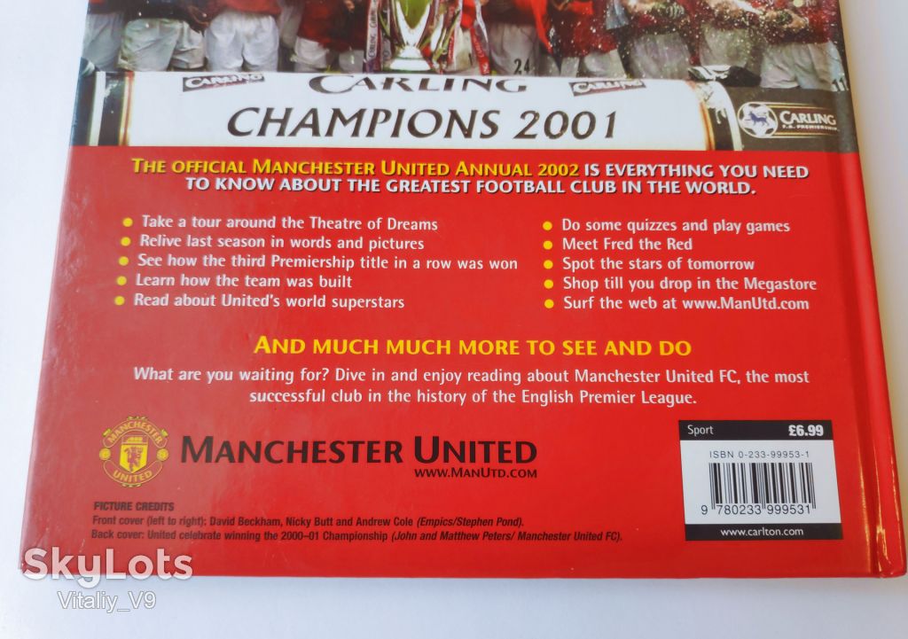 The Official Manchester United Annual 2002. - фото фото фото 3