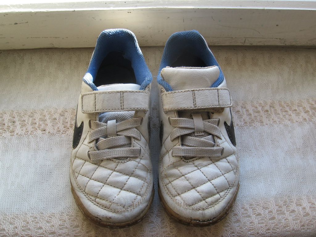 Кроссовки дет NIKE кожаные кожа 18.5 см - фото фото фото 3