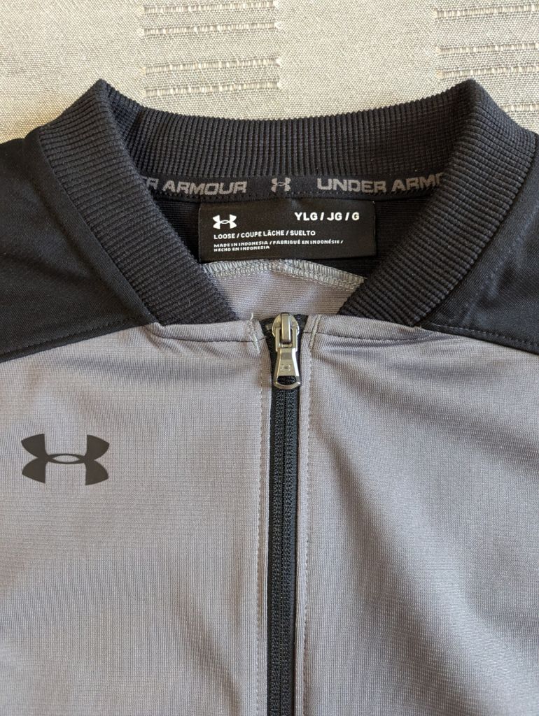 Under Armour Challenger II Track кофта-бомбер серого цвета. S - фото фото фото 2