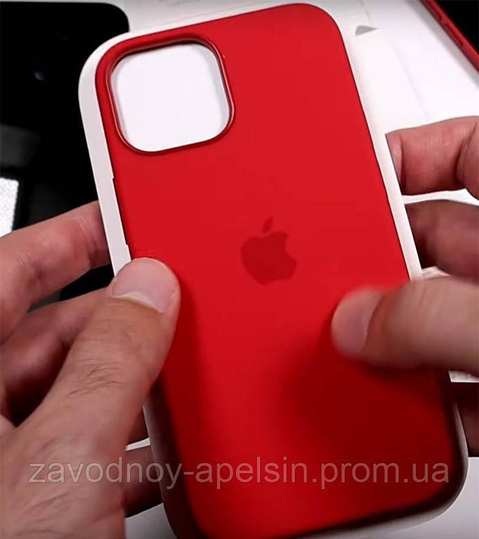 Iphone 13 Чехол оригинальный Silicone Case (красный) - фото фото фото 1
