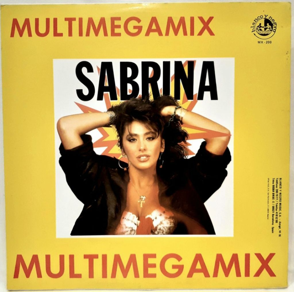 Sabrina - Multimegamix - 1988.  (EP). 12. Vinyl. Пластинка. Spain. - фото фото фото 1