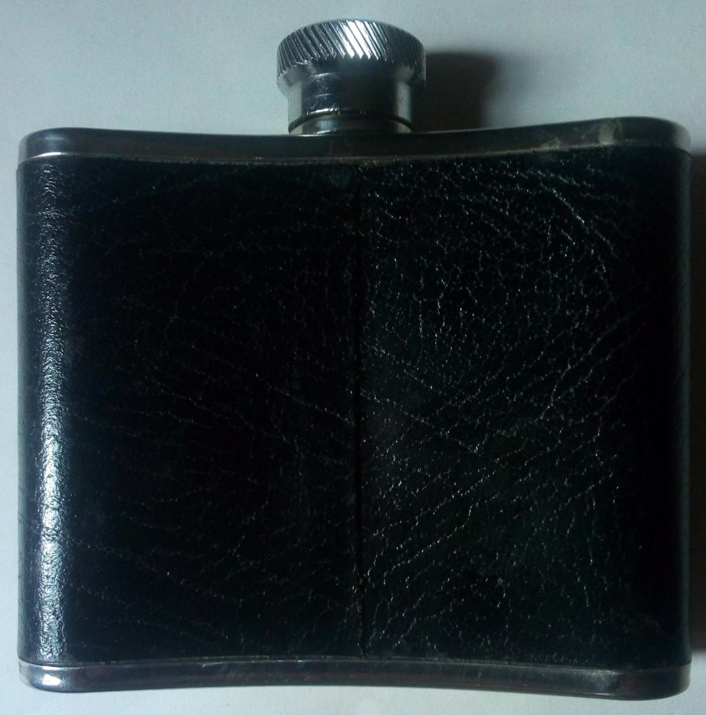 Карманная фляга из нержавейки 4 OZ  (Made In England) - фото фото фото 3