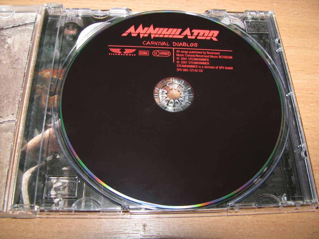 ANNIHILATOR - Carnival Diablos  (2001 Steamhammer 1st press) - фото фото фото 2