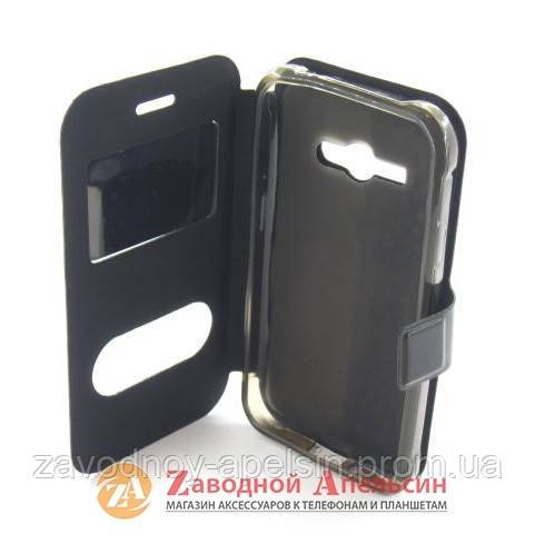 Чехол книжка Samsung J1 Ace J110 Smart Case black - фото фото фото 2