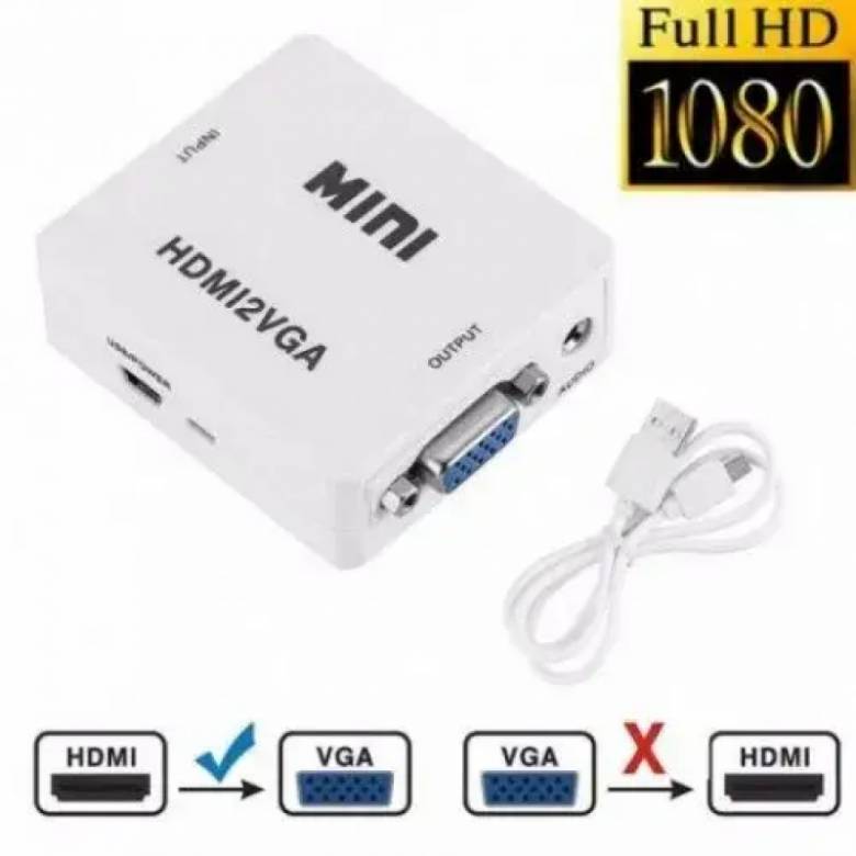 Конвертер с HDMI на VGA HDMI2VGA с аудио - фото фото фото 0