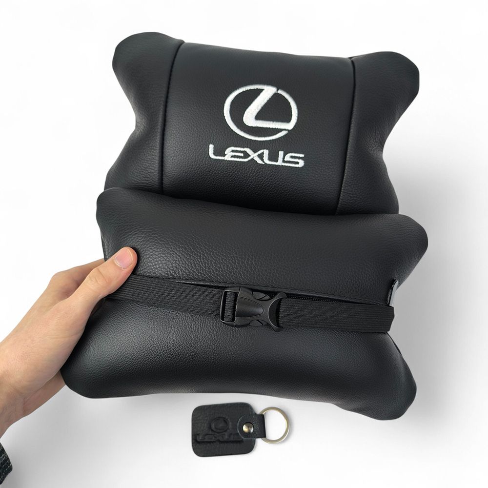 Набор автоподушек Lexus + брелок - фото фото фото 2