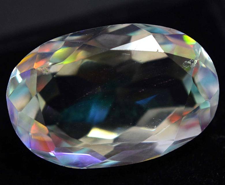 Радужный кварц 22.95 Ct Сертификат - фото фото фото 0