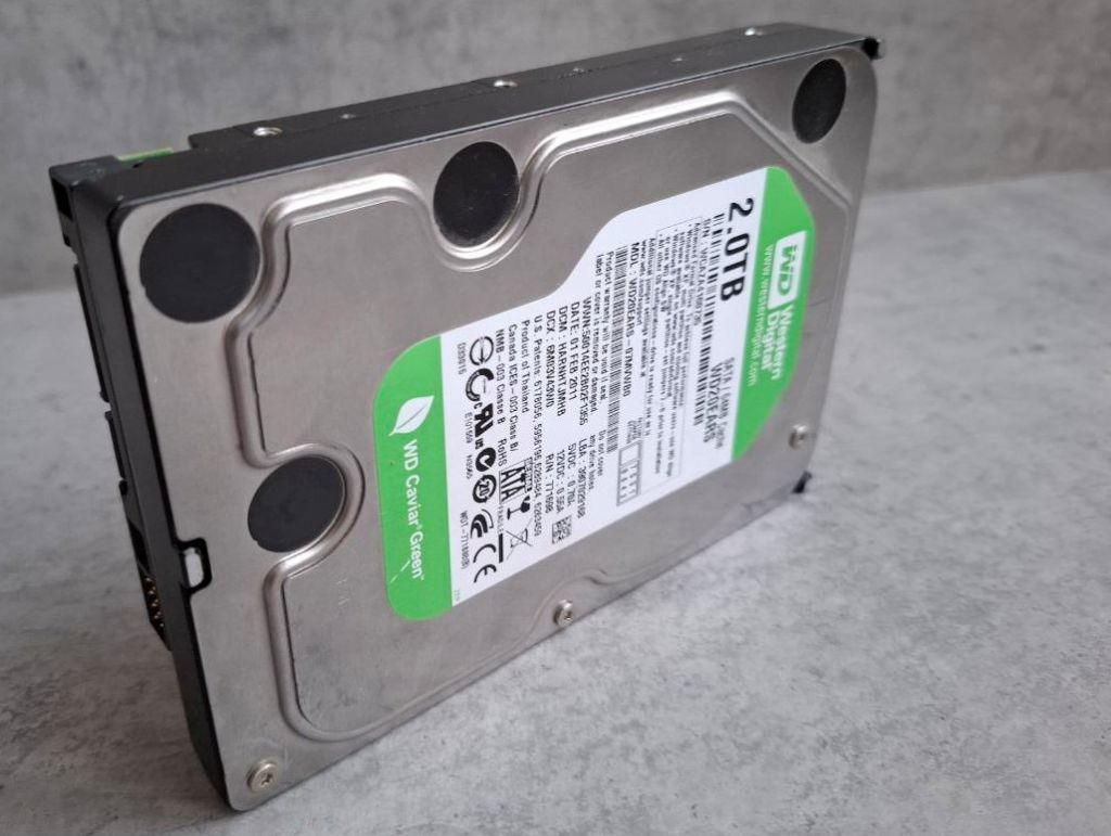 HDD WD 20EARS 2000 Gb 3.5 SATA-II   (5400 об.хв./64 мб.буфер)   (№08) - фото фото фото 0