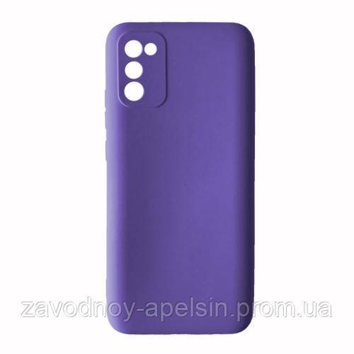 Samsung A02s A025 Чехол Защита камеры Colorful (лиловый) - фото фото фото 0