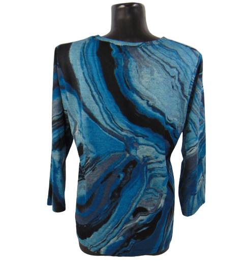 Женский кофта Rbossi 1183 L-XL синяя - фото фото фото 1