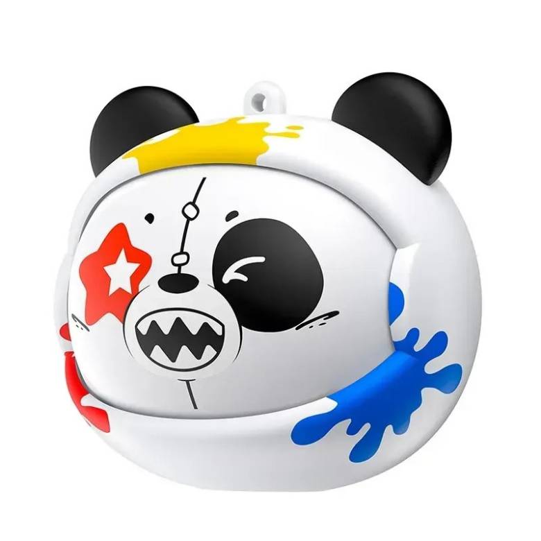 Навушники Bluetooth бездротові Onikuma T20 Panda вакуумні з мікрофоном White - фото фото фото 2