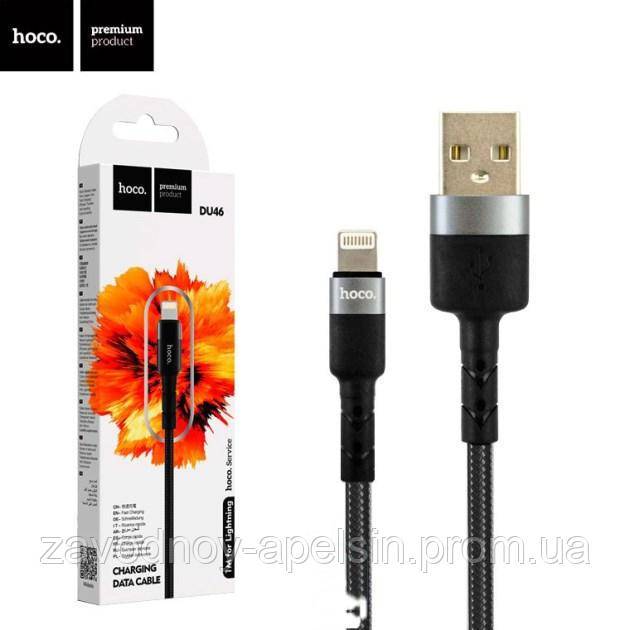 USB apple lightning кабель тканевый 1m (hoco) - фото фото фото 0