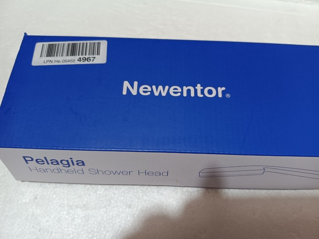 Нова квадратна душова лійка Newentor                       (хром) / Ручний душ - фото фото фото 1