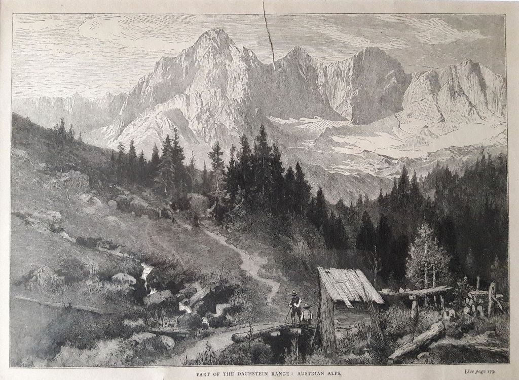 Гравюра / Dachstein, Austrian Alps - фото фото фото 1