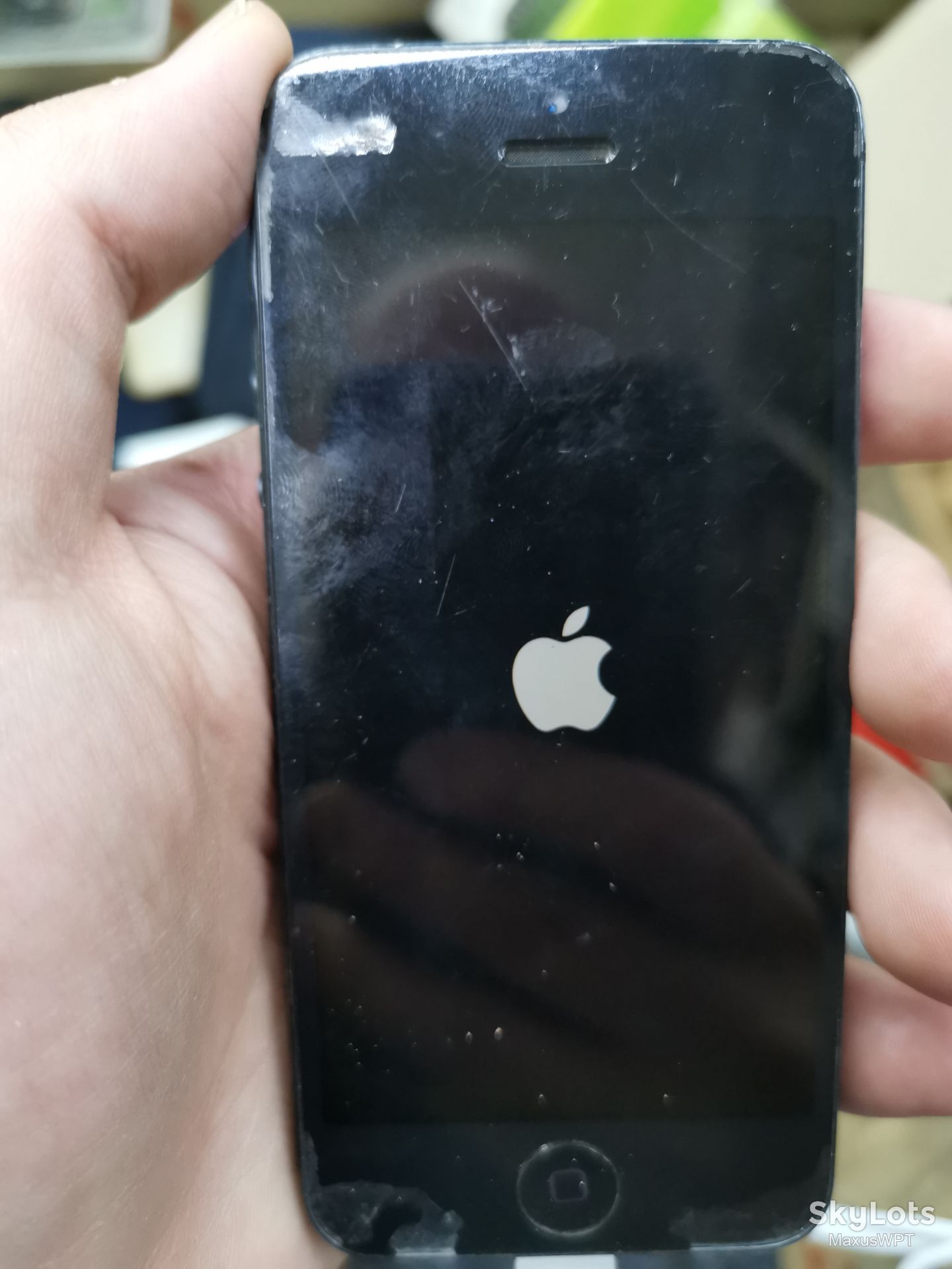 #1716 Sklad iphone 5 blue green lcd - фото фото фото 0