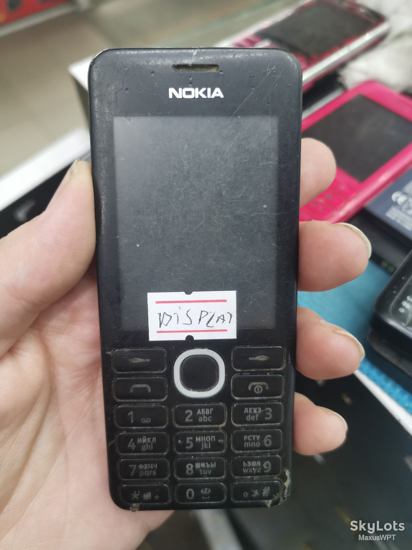 #728 Sklad Nokia 206 black lcdx 1 - фото фото фото 0