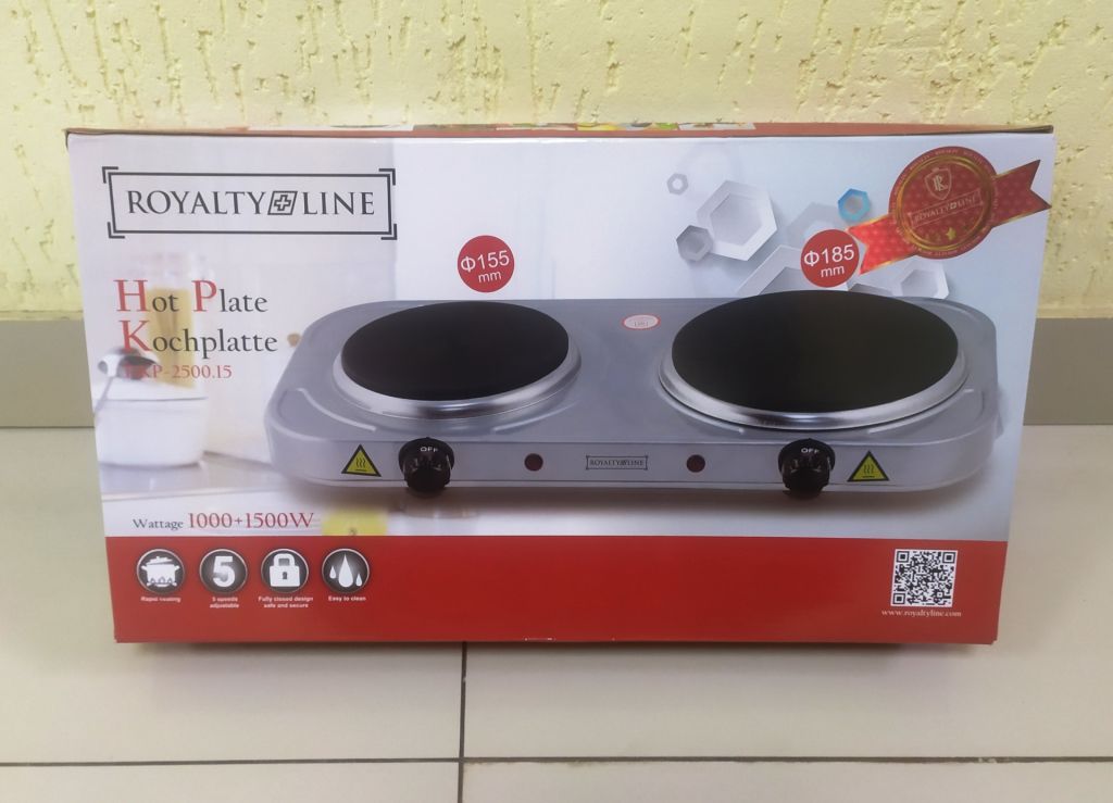 Новая настольная 2-дисковая электрическая плита из Германии Royalty Line RL-DKP2500 с гарантией - фото фото фото 4