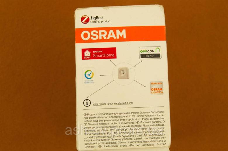 Датчик, рухи, Osram, Smart+, Motion Sensor, ZigBee - фото фото фото 1
