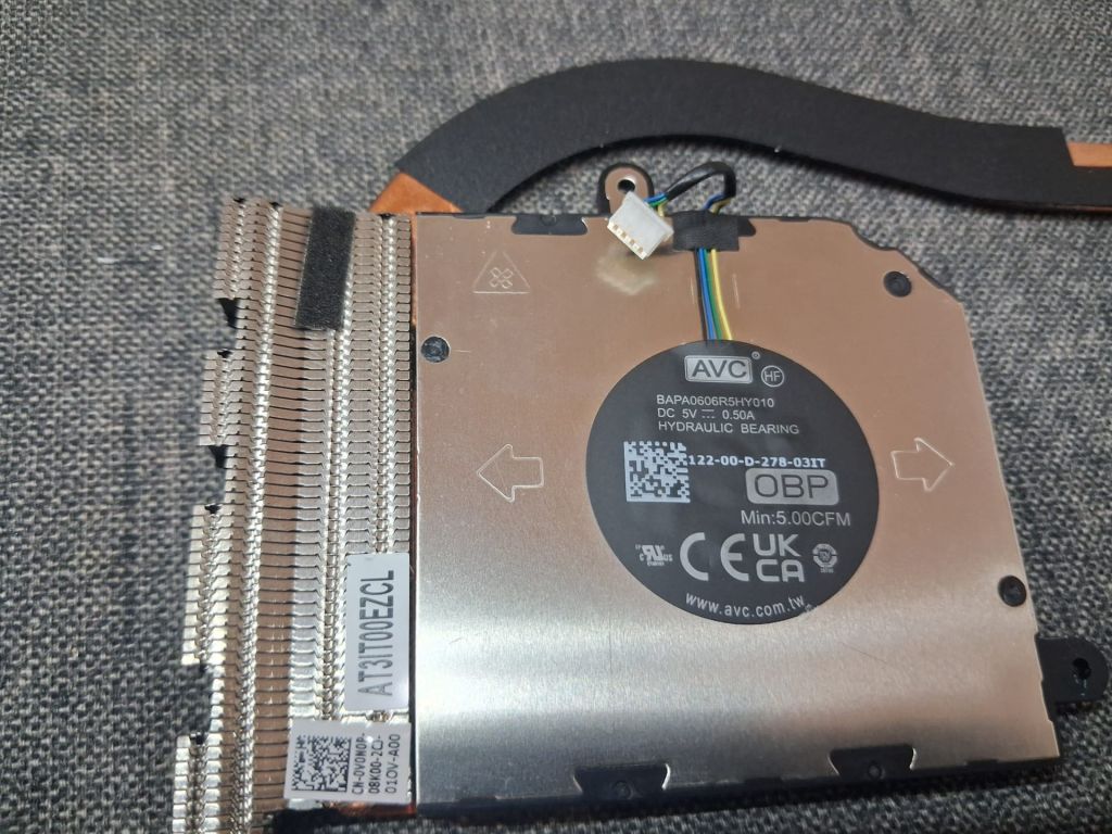 Систеиа охолодження DELL LATITUDE 5430 в зборі - фото фото фото 2
