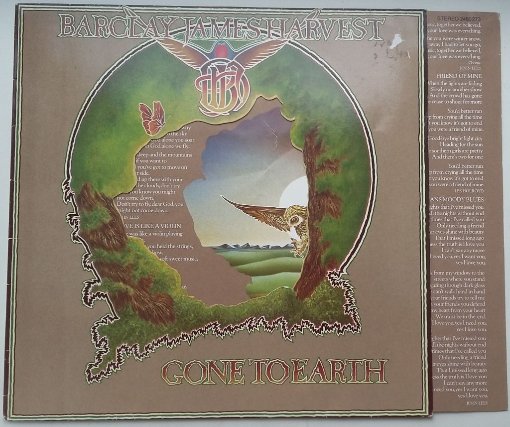 BARCLAY JAMES HARVEST Gone To Earth LP VG++/EX- - фото фото фото 1