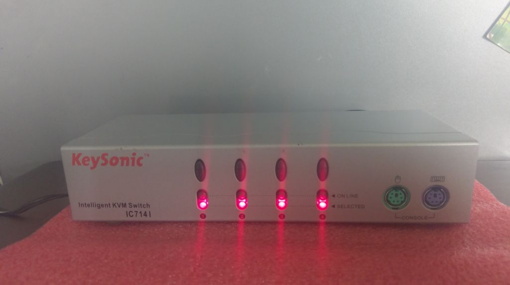 KVM SWITCH Ic-714I keysonic - фото фото фото 0