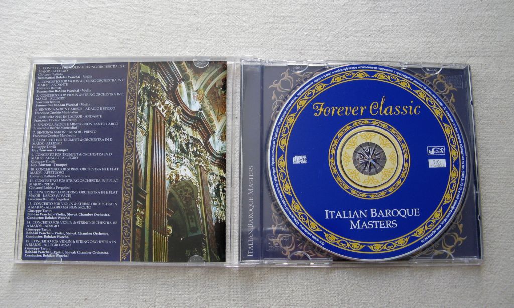 CD Классика. Italian Baroque Masters. Forever Classic. - фото фото фото 1