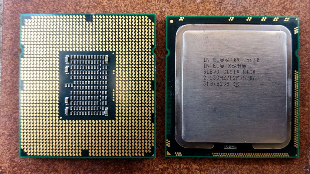4х ядерный процессор Intel Xeon L5630 SLBVD 4C/8HT 2.13-2.40GHz/12M/5.86GT/s 40W LGA1366 Вживане - фото фото фото 0