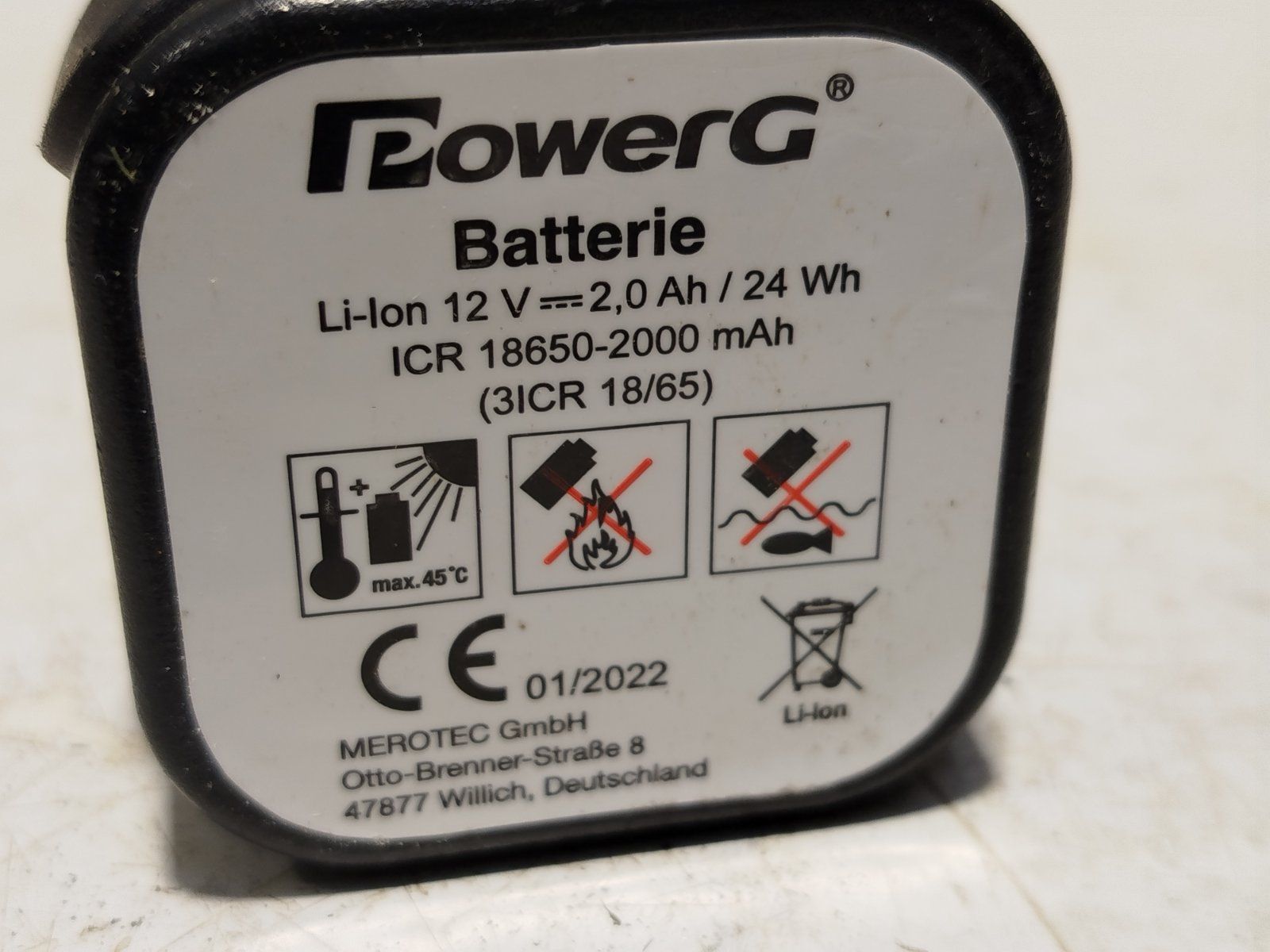 Батарея від акумуляторних інструментів POWERG 12в Li-Ion від 1грн - фото фото фото 5
