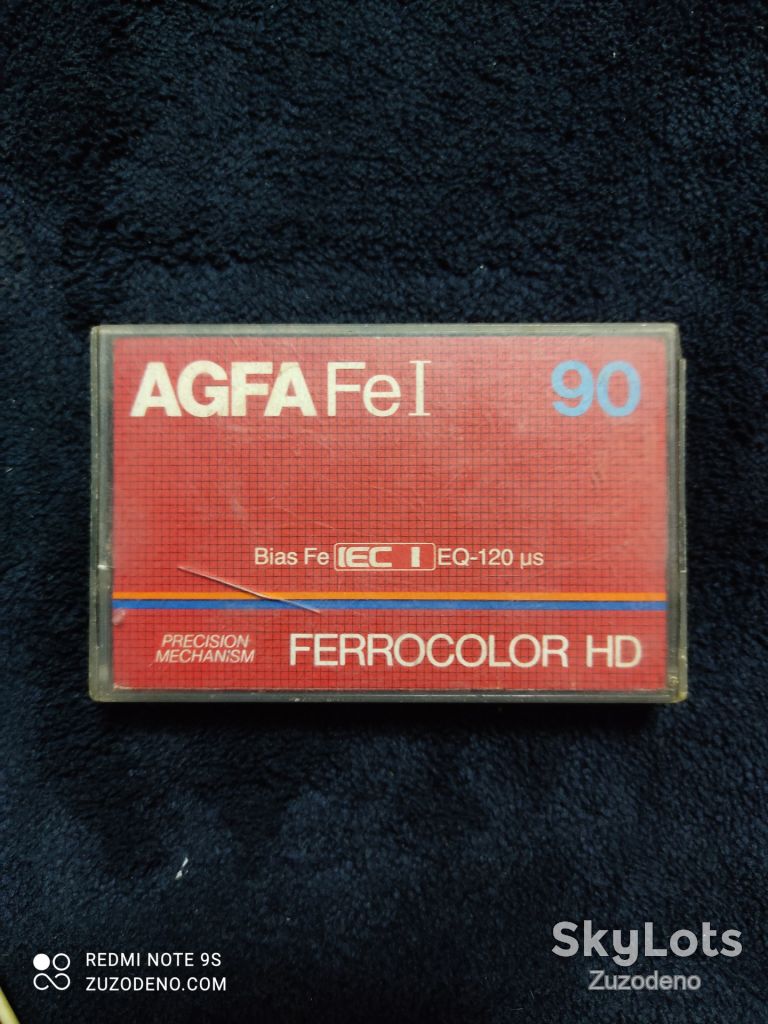 Б/У Аудио кассетa AGFA  FeI 90 - фото фото фото 0