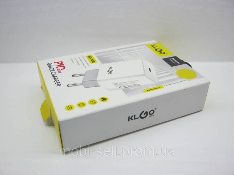 Зарядное устройство KLGO PD-100 20W PD 3.0 USB-C - фото фото фото 7