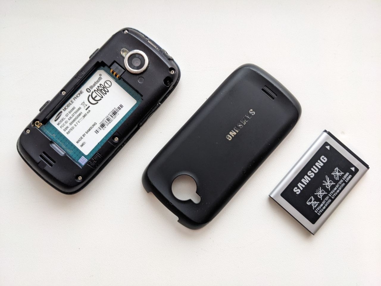 Смартфон Samsung GT-S5560 black бу - фото фото фото 1