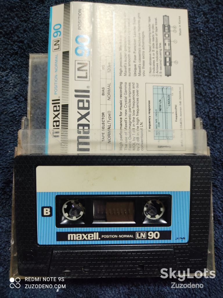 Б/У Аудио кассетa MAXELL LN 90 - фото фото фото 2