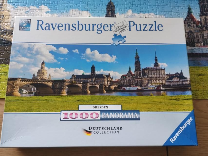 Пазлы Ravensburger 1000 элементов Panorama Дрезден - фото фото фото 0