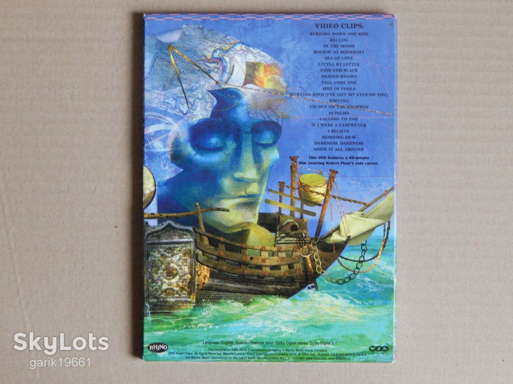 Robert Plant ‎– Nine Lives (DVD, Unofficial Release, Digipak) - фото фото фото 1