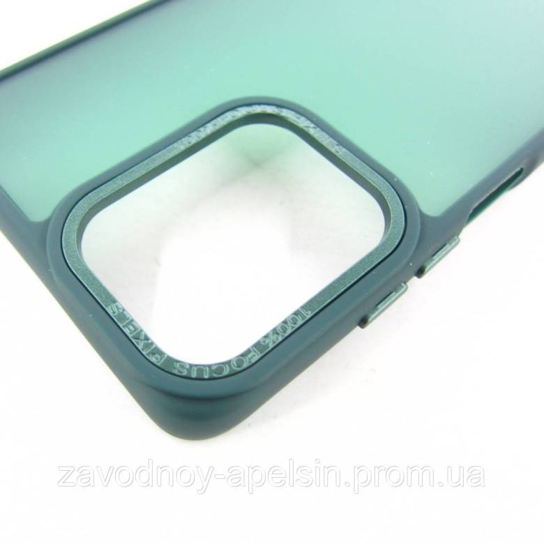Motorola Moto G24 Матовый чехол Frame TPU+PC (зеленый) - фото фото фото 2
