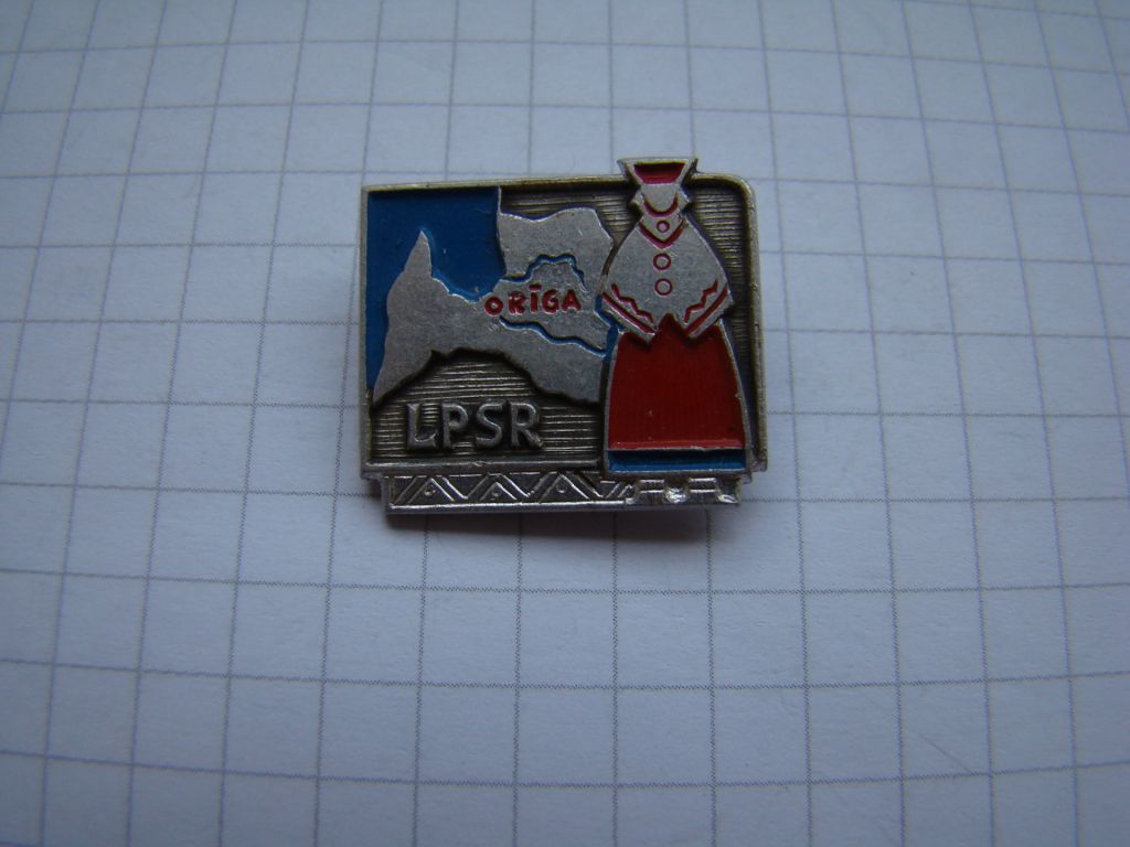 Значки Рига LPSR. - фото фото фото 0