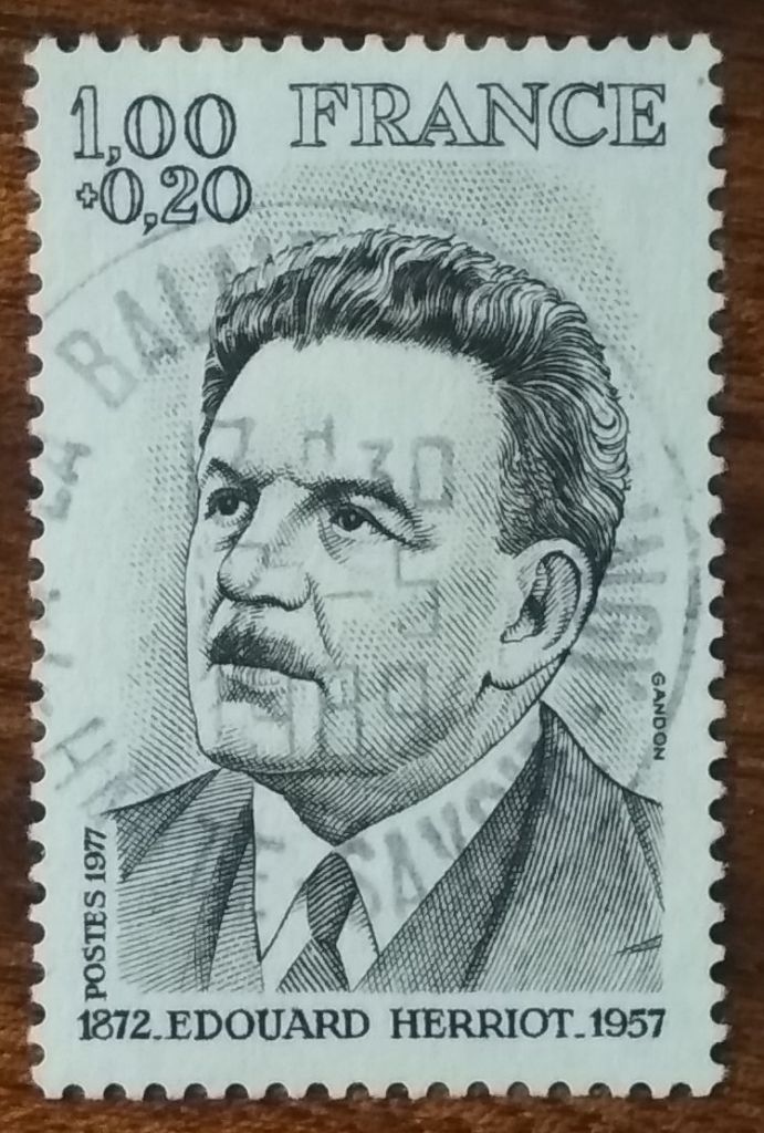 Франция 20 лет со дня смерти Эдуарда Эррио 1977 - фото фото фото 0