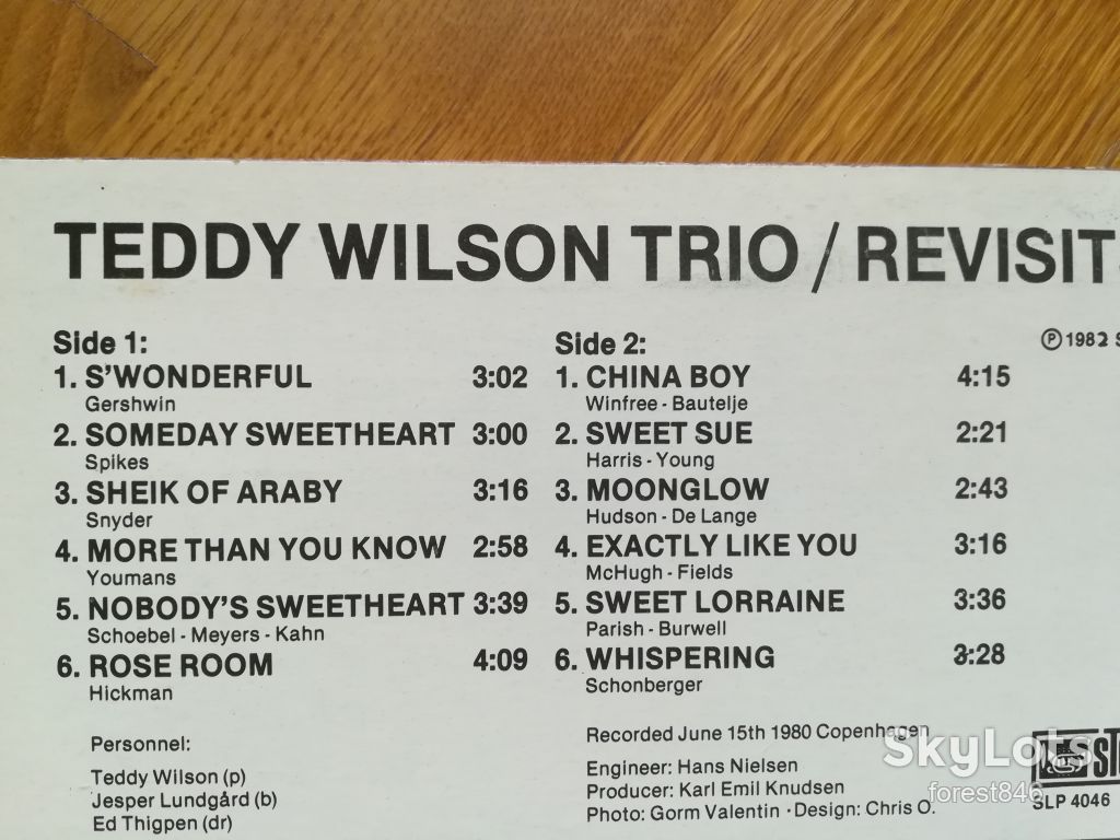 Teddy Wilson trio-Ex.+-Югославия - фото фото фото 2