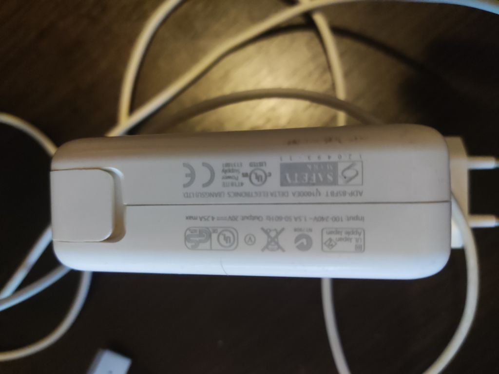 Блок живлення MagSafe 2 Power Adapter A1424 Оригінал 20V 4.25A - фото фото фото 2