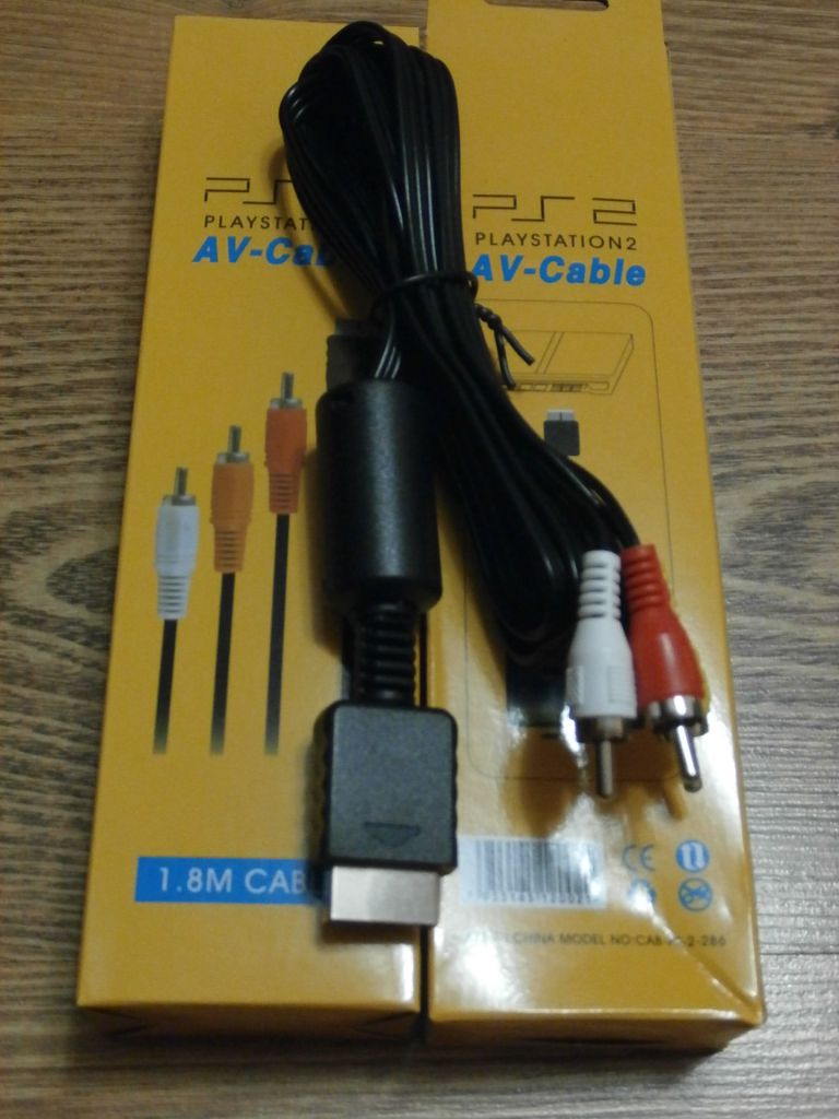 Кабель AV для подключения приставки Sony PlayStation 2/3 к телевизору - фото фото фото 0