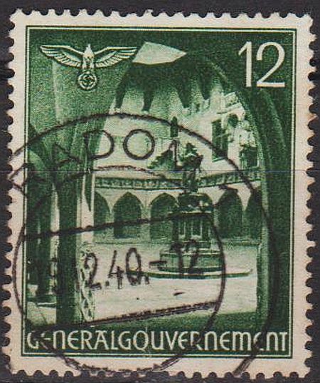 1940 - Рейх - Ген.-Губернаторство - Архітектура 12 Mi.43 - гаш - фото фото фото 0