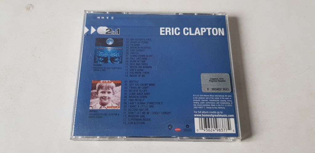 Eric Clapton Pilgrim / Reptile 2CD фірмовий - фото фото фото 1