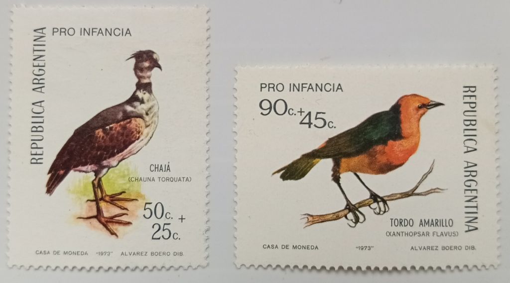Аргентина 1973 Птицы, фауна, MNH - фото фото фото 0