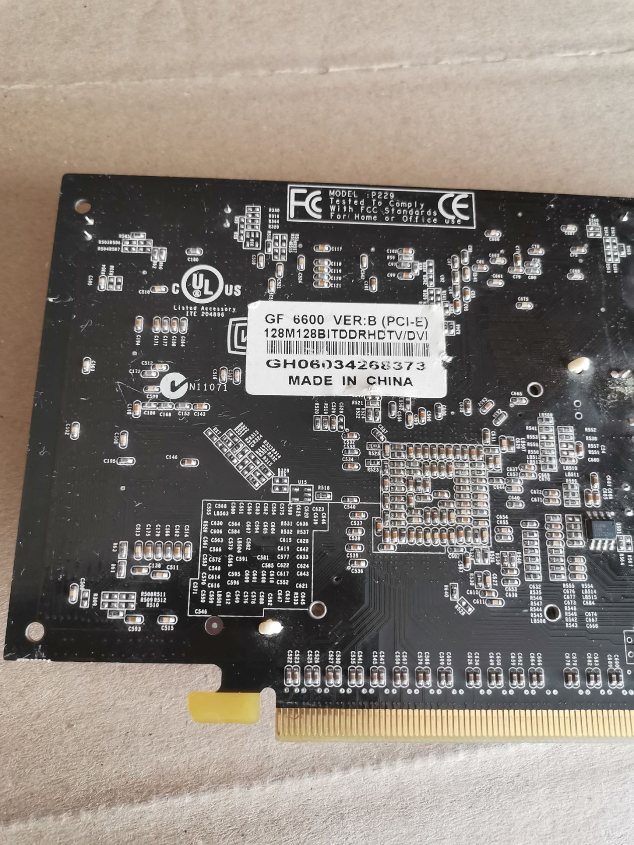 Видеокарта NVIDIA GeForce 6600 GF6600 VER:B PCI Express PCI-E 128mb DDR - фото фото фото 4