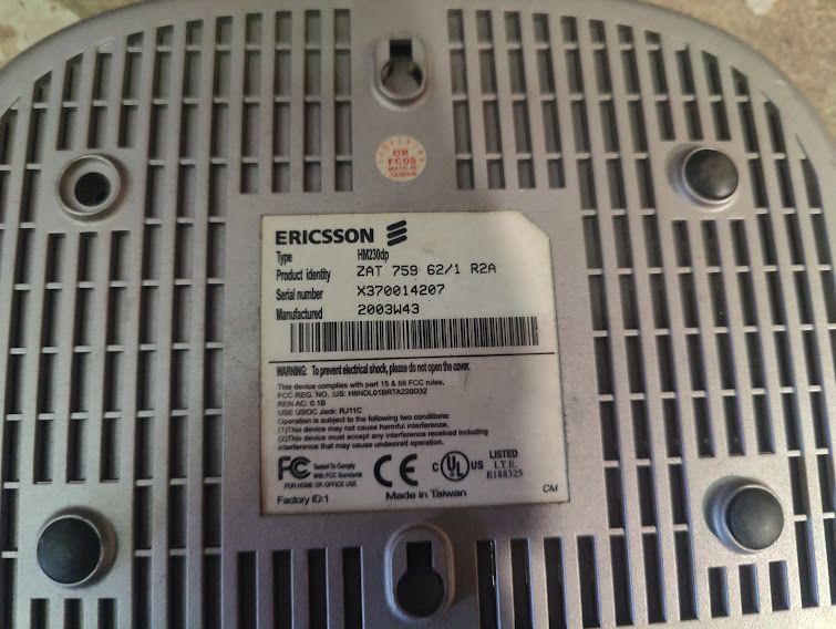 ADSL маршрутизатор Ericsson HM230dp № 241710107 - фото фото фото 2
