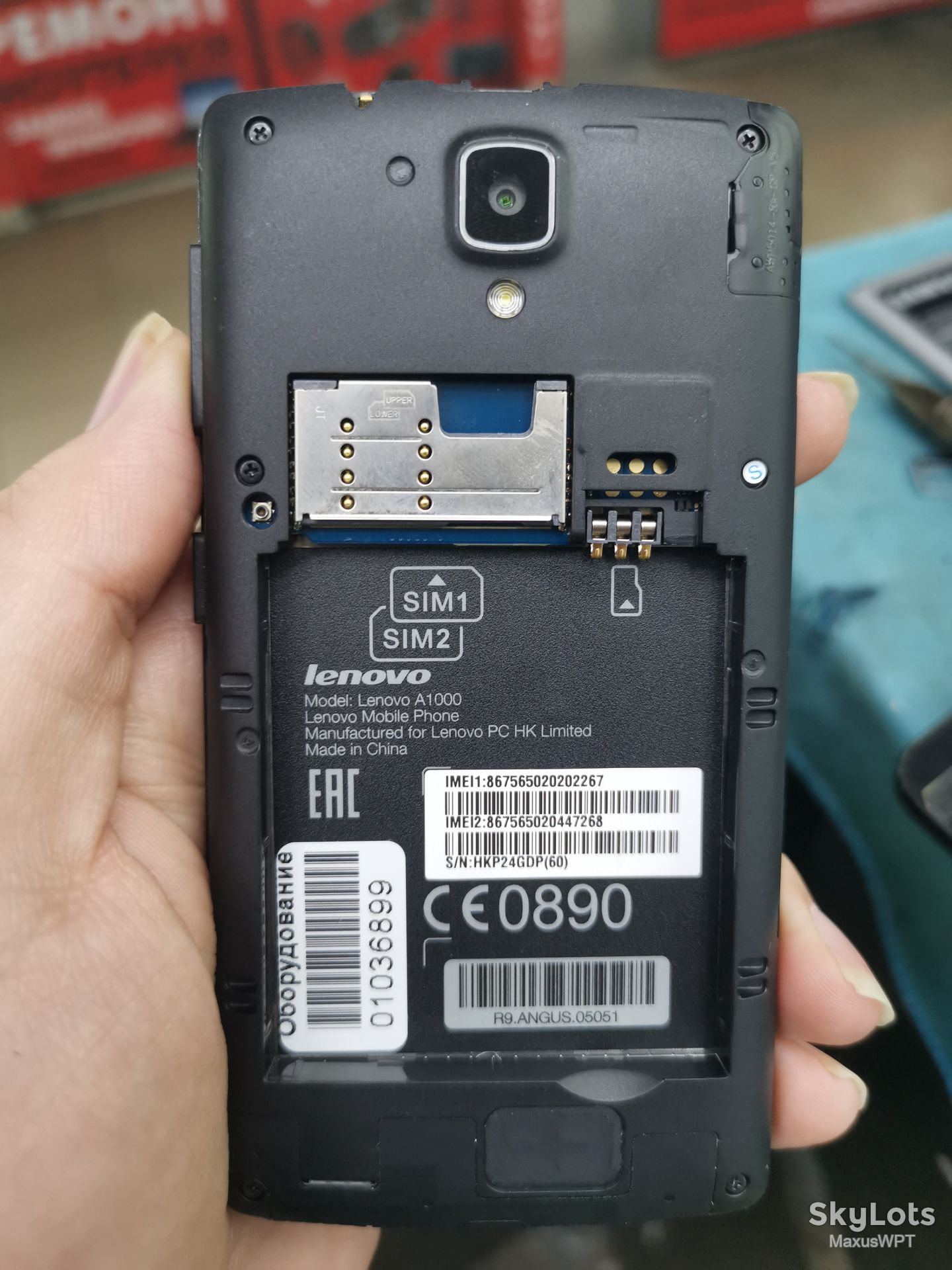 #1581 Sklad Lenovo A1000 1000 black - фото фото фото 2